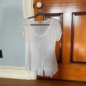 White Language top! Soft and breathable! Perfect athleisure addition for anyone!